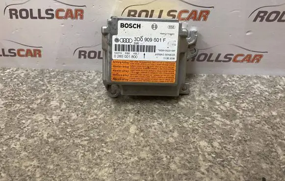 Volkswagen Touareg I Airbag control unit/module 3D0909601F 0285001800