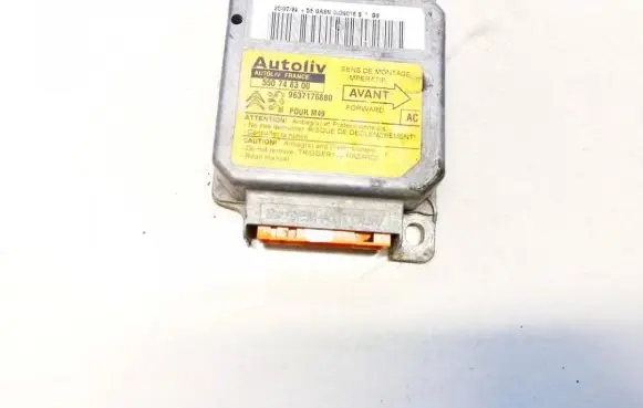 Citroen Berlingo Airbag control unit/module 9637176880 550748300