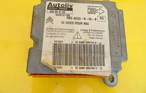 Citroen Xsara Picasso Airbag control unit/module 550893100 9646757180