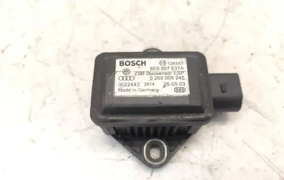 Audi A6 S6 C5 4B ESP acceleration yaw rate sensor 8E0907637A 0265005245