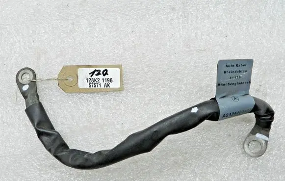Mercedes-Benz E W212 Negative earth cable (battery) A2125400035