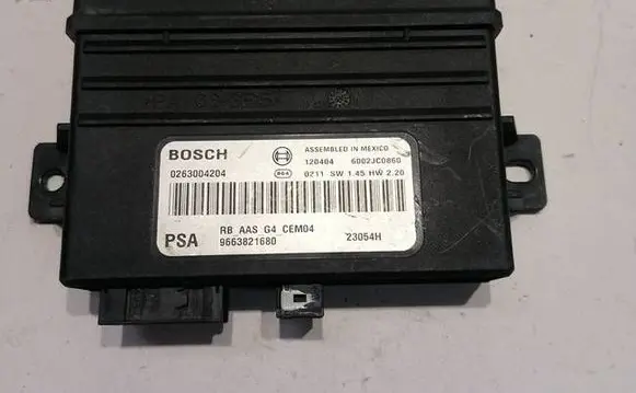 Peugeot 207 Parking PDC control unit/module 0263004204 9663821680 6002JC0860