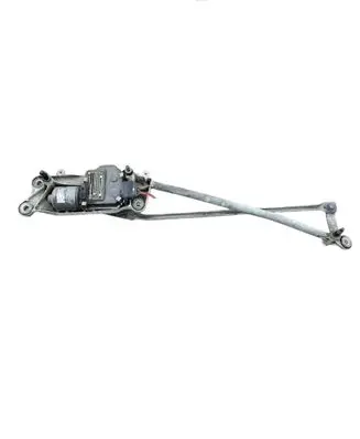 Volkswagen Touareg I Front wiper linkage and motor 0390241890 7L6955119C