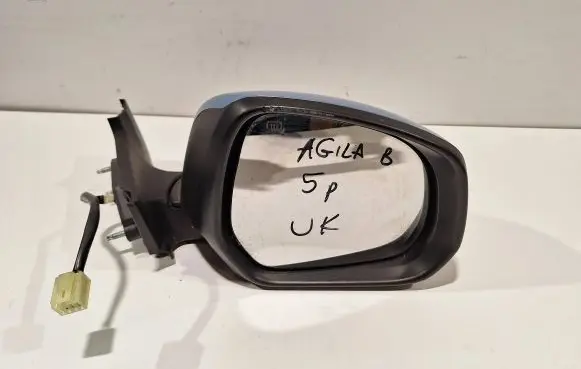 Opel Agila B Front door electric wing mirror