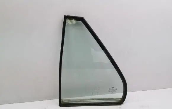 Rear vent window glass