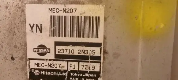Nissan Almera Engine control unit/module MECN207 237102N305