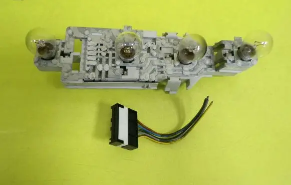 BMW 3 E46 Tail light bulb cover holder