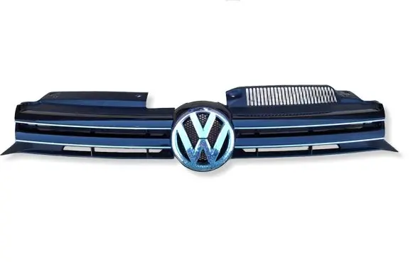 Volkswagen Golf VI Front bumper upper radiator grill 1K9853651