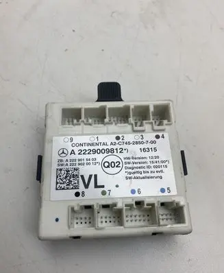 Mercedes-Benz S W222 Door control unit/module A2229009812