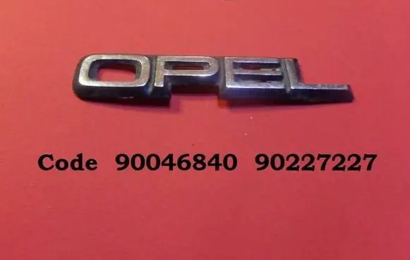 Opel Calibra Manufacturers badge/model letters 90046840 90227227