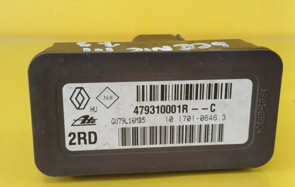 Renault Scenic III - Grand scenic III ESP acceleration yaw rate sensor 479310001RC 10170106463