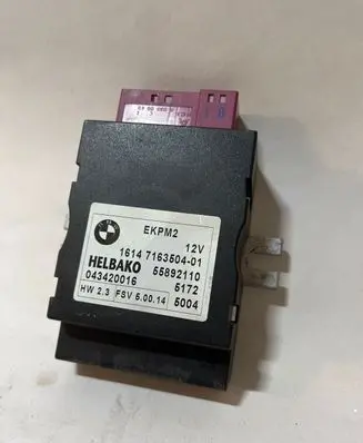 BMW 5 E60 E61 Fuel injection pump control unit/module 7163504 043420016