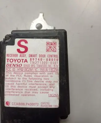 Toyota Sienna XL30 III Other control units/modules 8974008010 TN2713000161 13081365