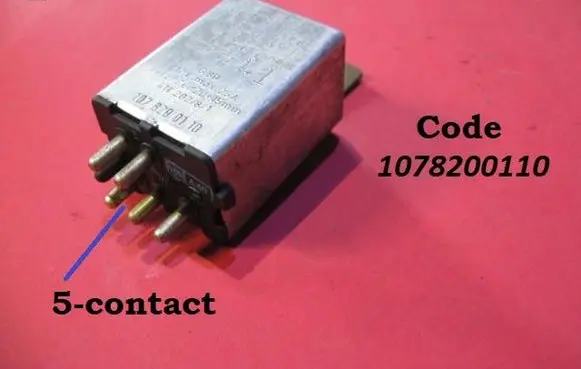 Mercedes-Benz W123 Hazard warning light relay 1078200110