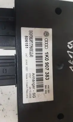 Volkswagen PASSAT B6 Tow bar trailer control unit/module 1K0907383