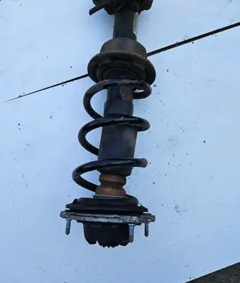 Audi A6 S6 C7 4G Front shock absorber with coil spring 4G0031C