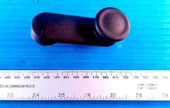 Opel Corsa E Front door window winding handle 366703013