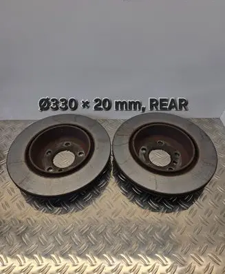 BMW 5 F10 F11 Rear brake disc 