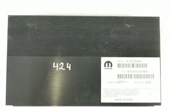 Dodge Durango III Sound amplifier 68248754AC 68248754AB