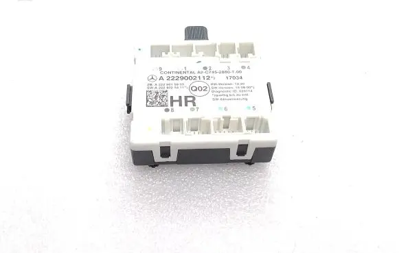Mercedes-Benz S W222 Door control unit/module A2229002112 A2229025411 A2229015903