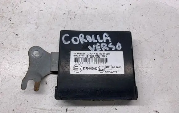 Toyota Corolla Verso E121 Immobilizer control unit/module 897800F020 62649200 97RI012022