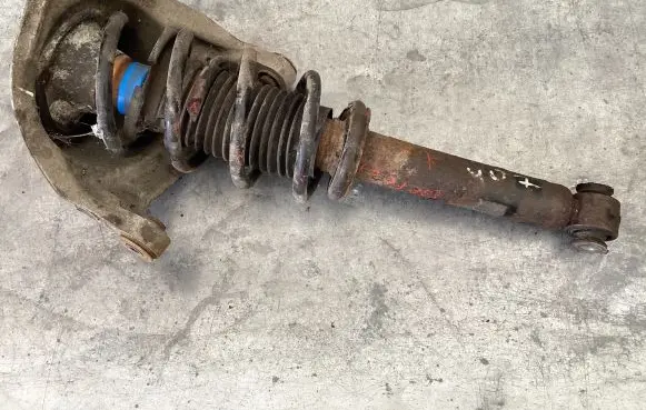 Peugeot 407 Front shock absorber with coil spring