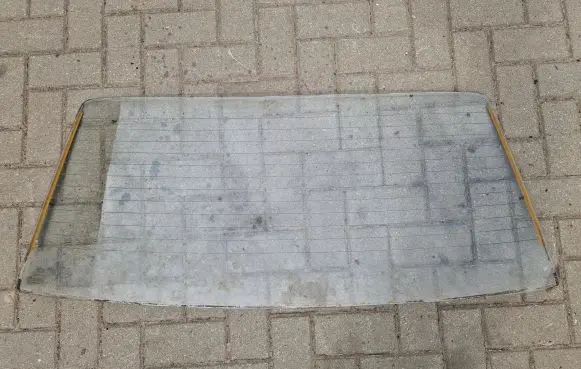 Volkswagen Jetta I Rear windscreen/windshield window 161845501L DELODUR
