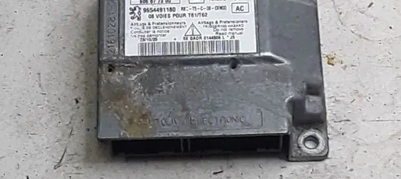 Peugeot 307 Airbag control unit/module 9654491180