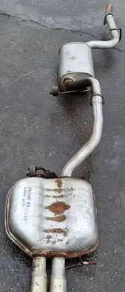 Volkswagen PASSAT B6 Rear muffler/silencer tail pipe 