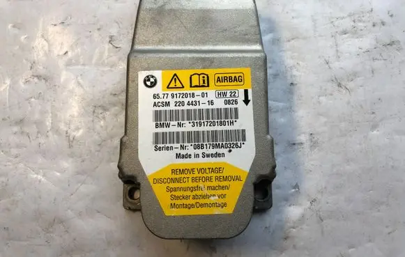 BMW 5 E60 E61 Airbag control unit/module 9172018 65779172018 6577917201801