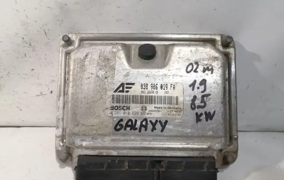 Volkswagen Sharan Engine control unit/module 038906019FA 0281010629