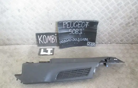 Peugeot 508 Trunk/boot side trim panel 9687263277