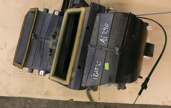 Interior heater climate box assembly