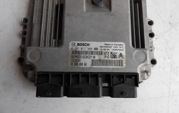 Citroen C3 Engine ECU kit and lock set 9666986880 9657699480 0281017388