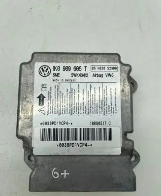 Volkswagen Golf V Airbag control unit/module 1K0909605T 5WK43412 05H020S2300