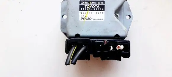 Toyota Prius (XW20) Heater blower motor/fan resistor 8716547020 87165-47020