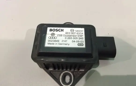 Audi A4 S4 B6 8E 8H ESP acceleration yaw rate sensor 8E0907637A 0265005245 00238492147