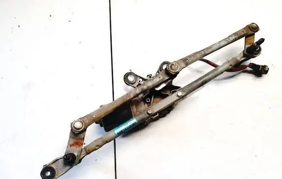 Front wiper linkage and motor