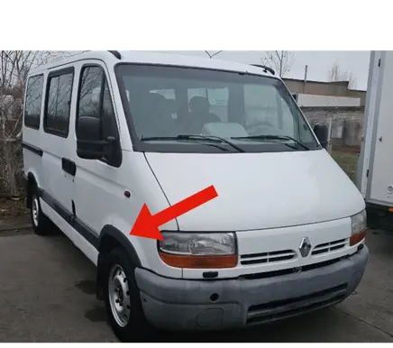 Renault Master II Fender trim (molding) 7701692571