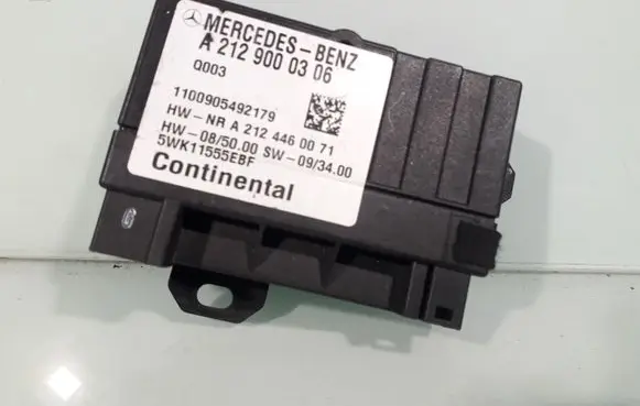 Mercedes-Benz C W204 Fuel injection pump control unit/module A2129000306