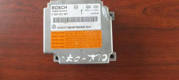 Mercedes-Benz CLK A209 C209 Airbag control unit/module A2038207385