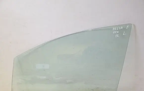 Mazda 5 Front door window glass four-door E643R00014
