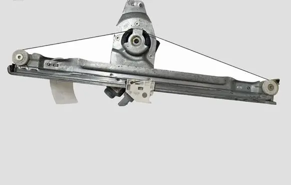 Citroen C4 Grand Picasso Rear door window regulator with motor 135090222