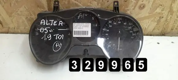 Seat Altea Speedometer (instrument cluster) 110080280006