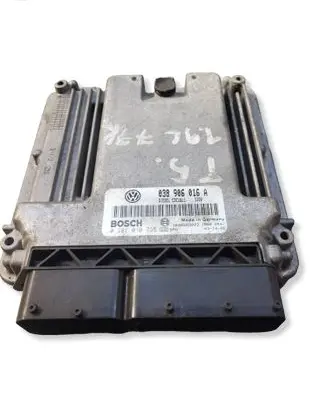 Volkswagen Transporter - Caravelle T5 Engine control unit/module 038906016A 0281010735 1039S03003