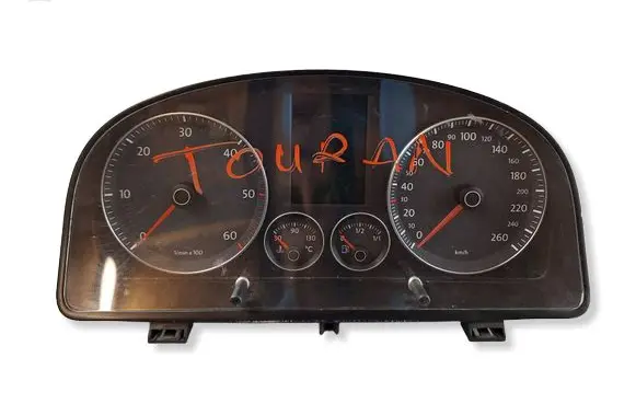 Volkswagen Touran I Speedometer (instrument cluster) 1T0920873E