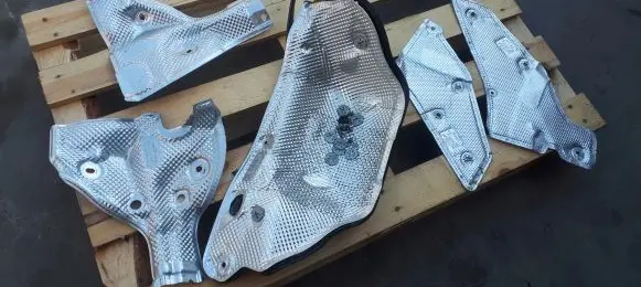 Audi A6 S6 C7 4G Heat shield in engine bay 