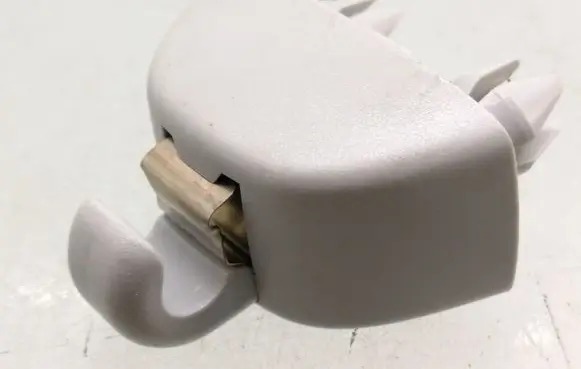Sun visor clip/hook/bracket