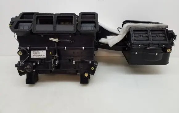 Interior heater climate box assembly