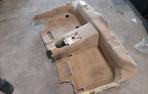 BMW 5 F10 F11 Rear floor carpet liner 7240889